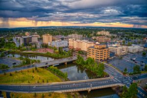 Die zweitgrößte Stadt in Alaska ist Fairbanks - das Tor zur Arktis.