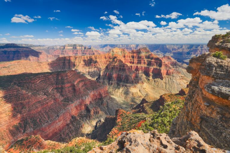Blick auf die Felsformationen des Grand Canyon