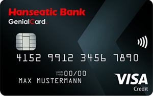 Hanseatic Bank GenialCard Visa-Kreditkarte
